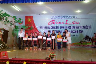 Giao lưu Chúng em yêu Tiếng Việt cấp tỉnh năm học 2016 -2017